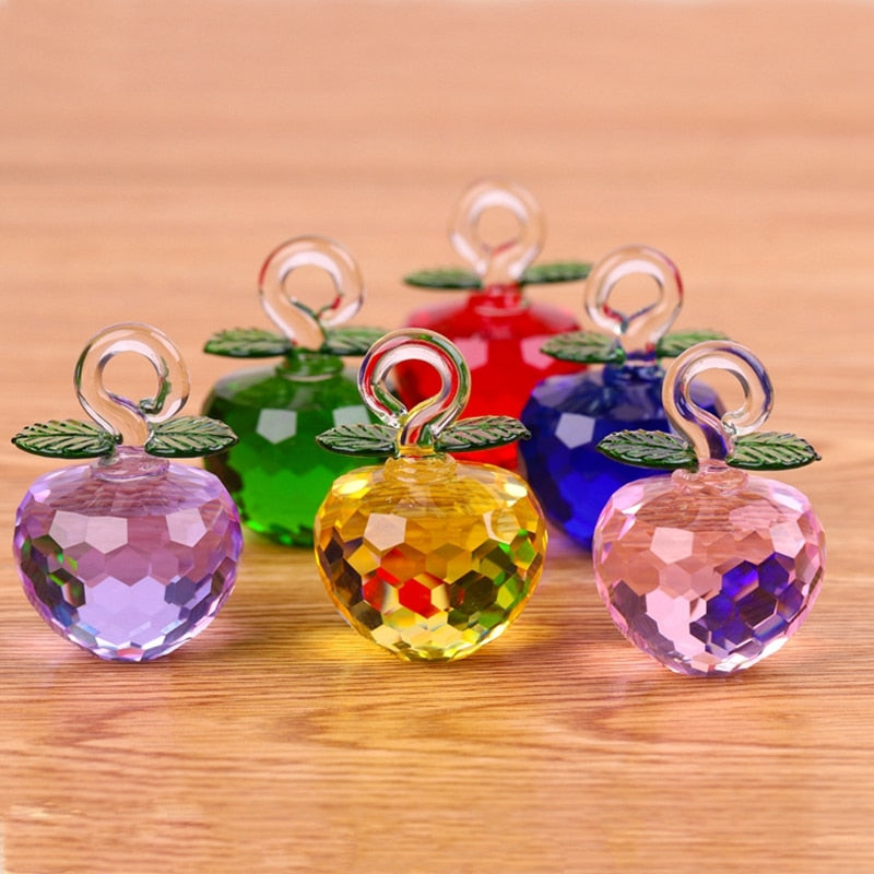 Elegant Crystal Apple Tree Home Decor - Image 5