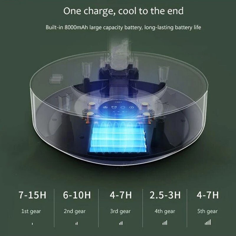 Elegant Mini Foldable Humidifier Fan - Image 8