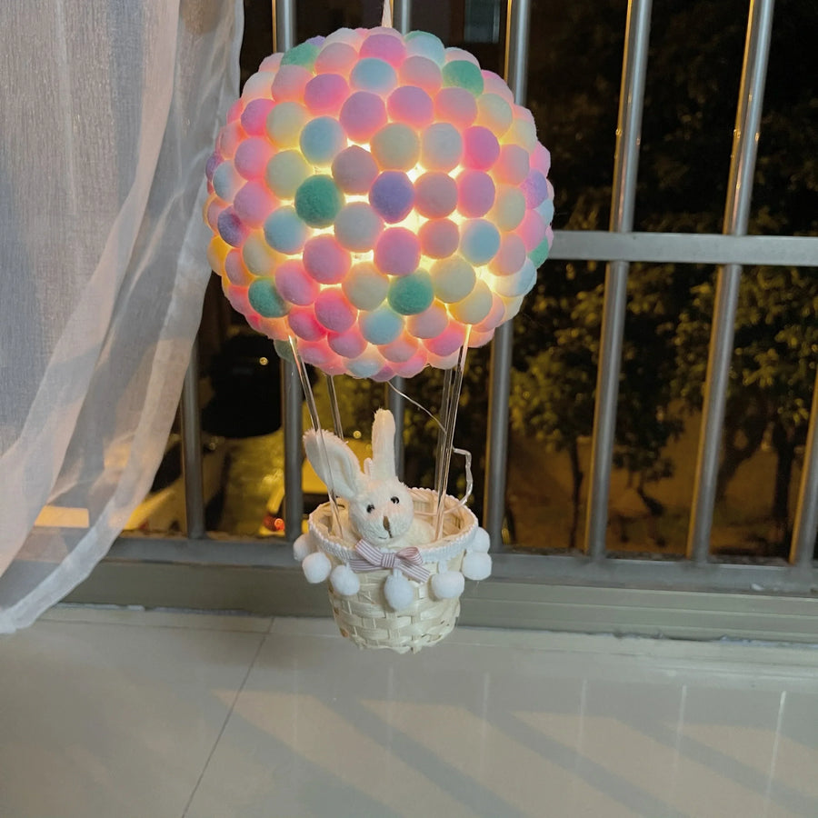DIY Hot Air Balloon-Shape Flying Animals Night Lamp - Image 7