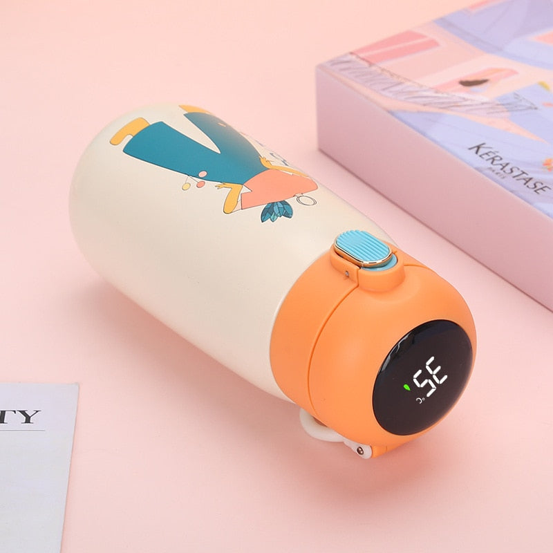Funky LED Temperature Display Thermal Water Bottle - Image 8