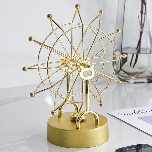 Modern Metal Rotating Home Office Decor - Image 0