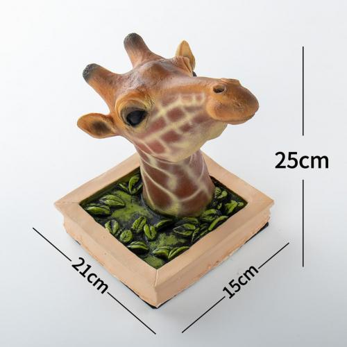 3D Wall Mounted Giraffe Sculpture Home Decor - Image 2