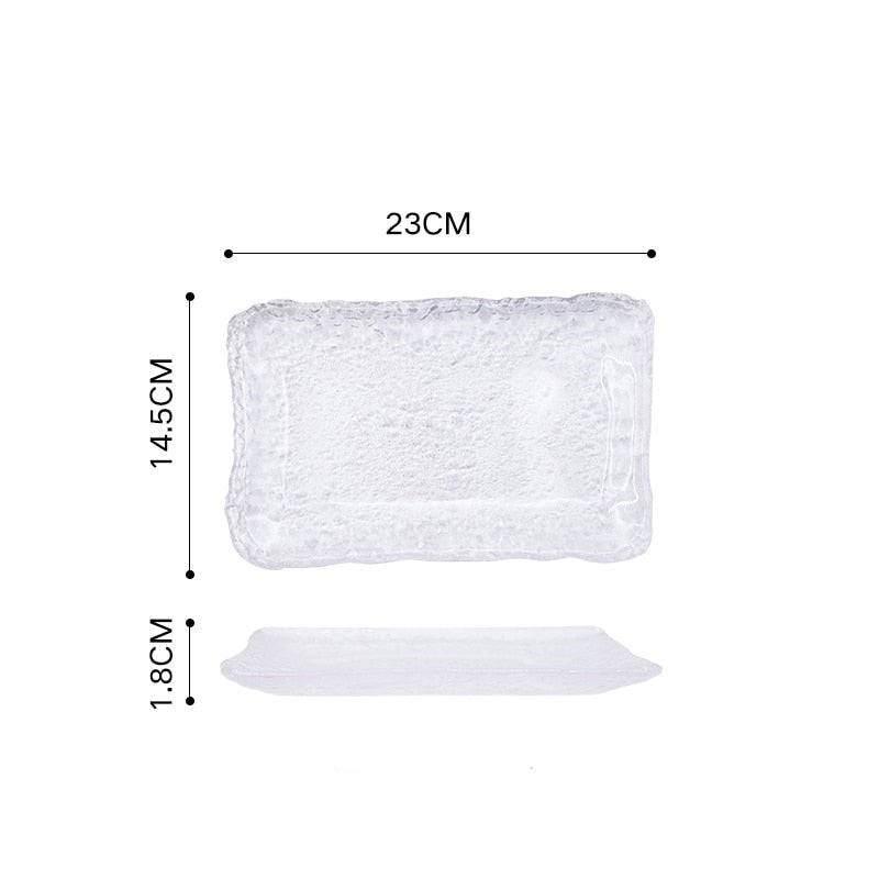 Nordic Frozen Style Glass Plates - Image 7