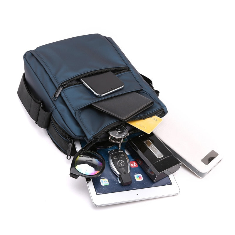 Travel Smart Multi-Layer Shoulder Messenger Bag - Image 2