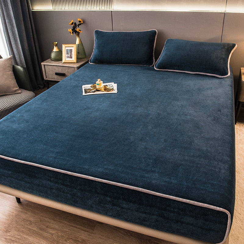Non-Slip Elastic Thick Soft Mattress Cover - Image 17
