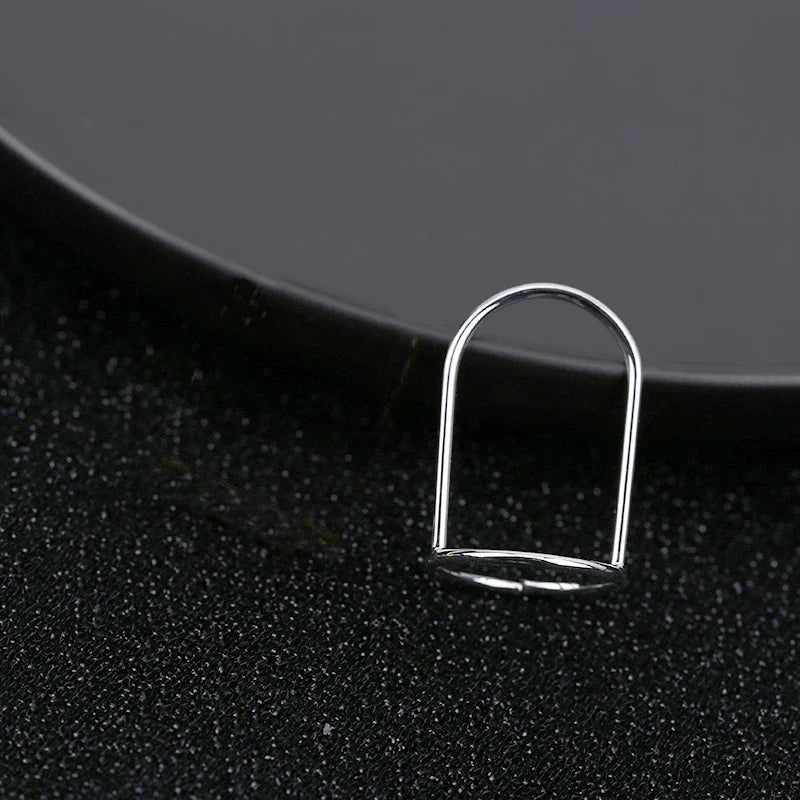 Elegant Fingertip Chic Gothic Slim Metal Nail Rings - Image 25