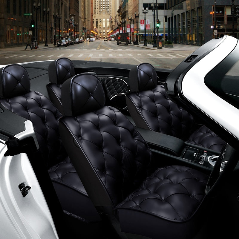 Luxurious Ride Leather Car Seat Cover - Image 2