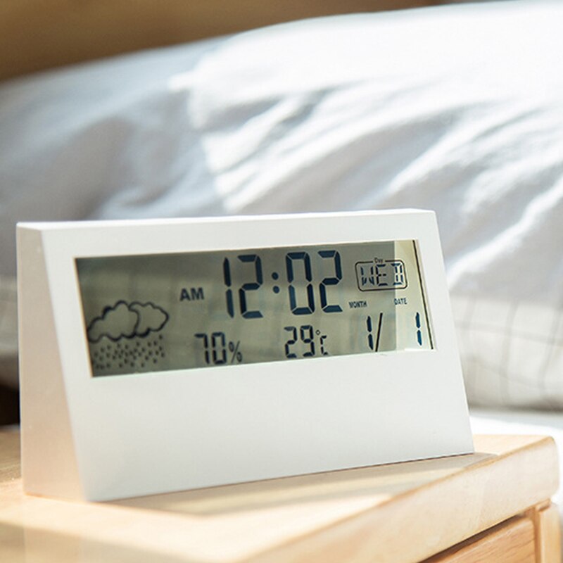 Transparent Crystal Vision Multifunctional Desktop Clock - Image 5