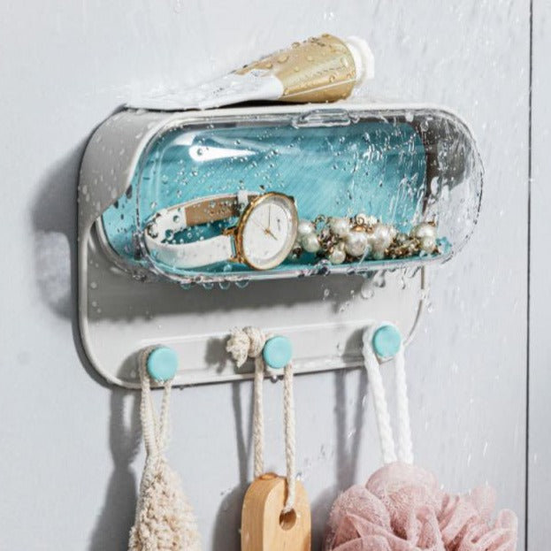 Self-Adhesive Shower Organizer Storage Rack - Image 1