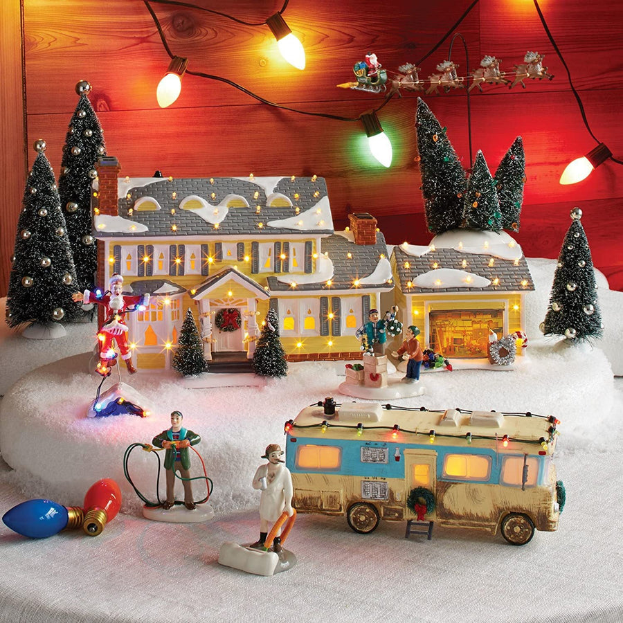 Miniature Christmas House Desktop Decor - Image 0