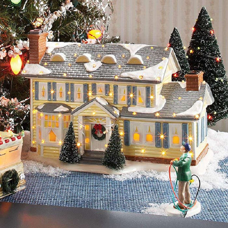 Miniature Christmas House Desktop Decor - Image 1