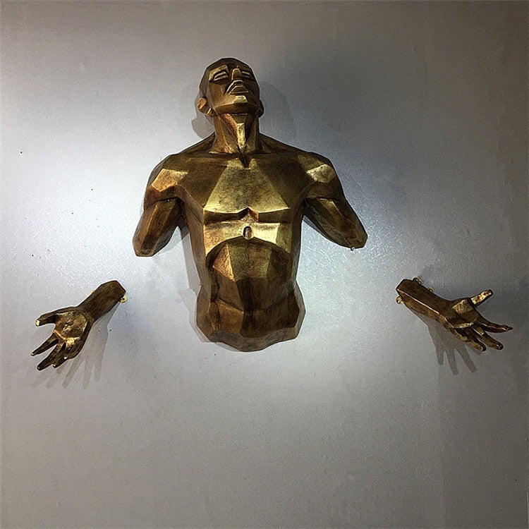 Retro Creative Enlightened Man Art Wall Decor - Image 4