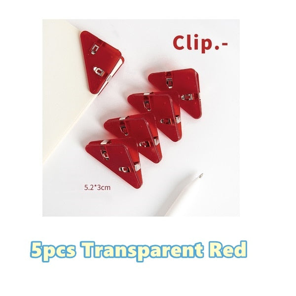 Easy Mark Colorful Triangle Book Corner Clip - Image 10