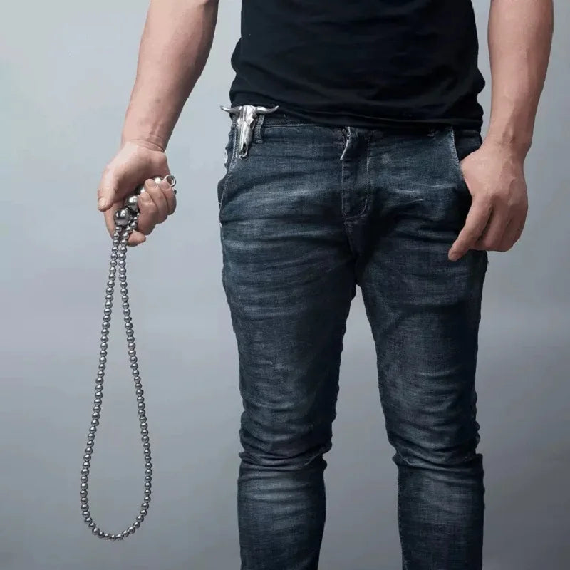 Stainless Steel EDC Self-Defense Bracelet Necklace - Image 5