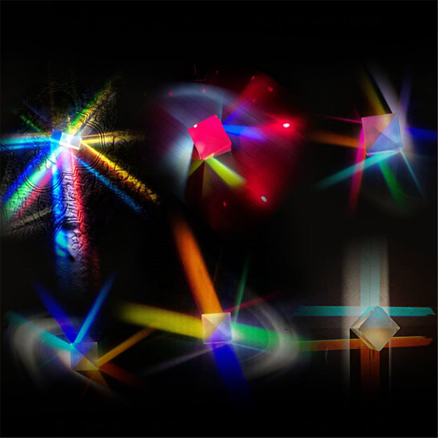 Colorful Light Reflecting Cube Home Decor - Image 8
