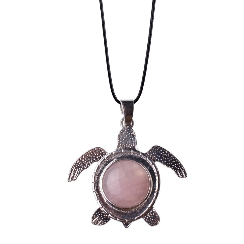 Sea Turtle Natural Stone Necklace - Image 10