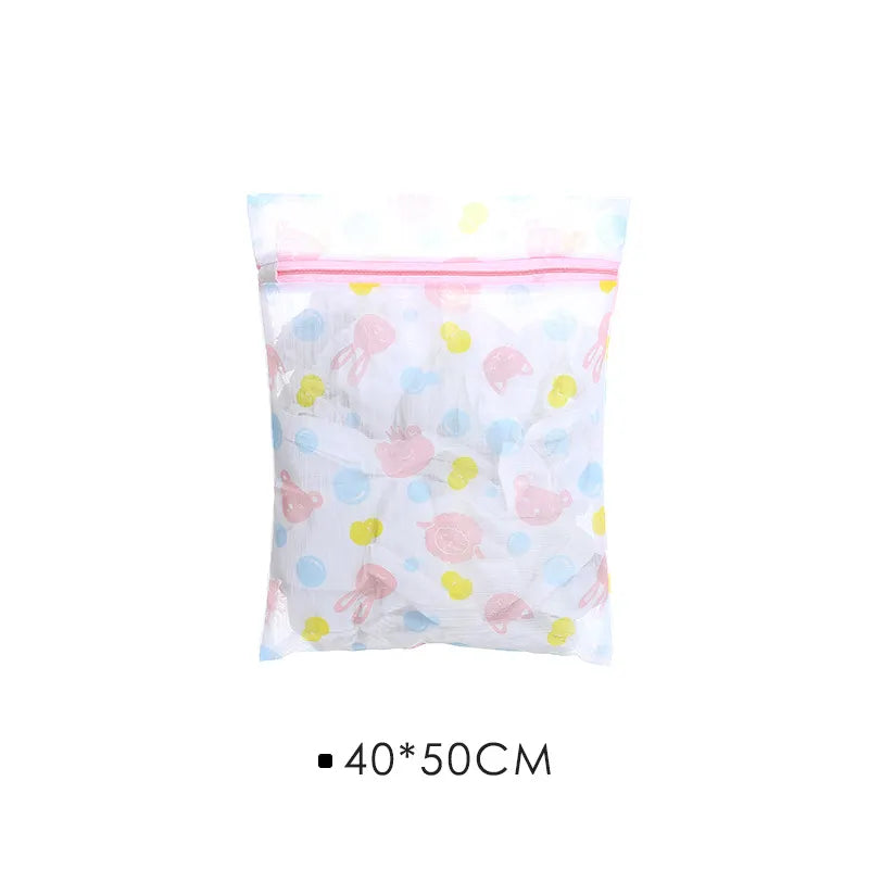 Zippered Mesh Laundry Foldable Wash Bags - Image 9