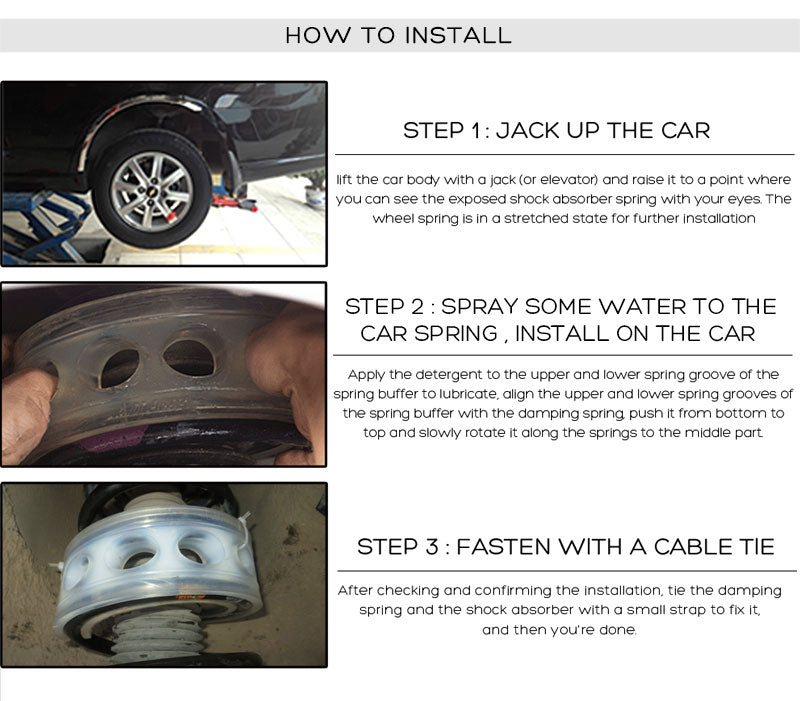 Car Comfort Shock Absorber Spring Bumper - Image 5