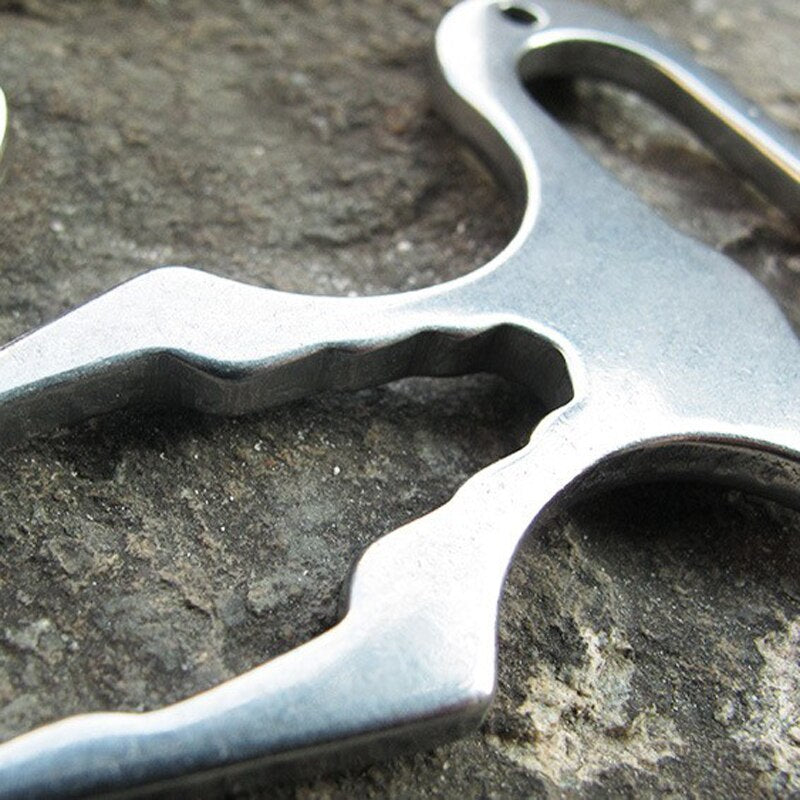 Stainless Steel MultiFunctional Camping Wrench Tool - Image 3