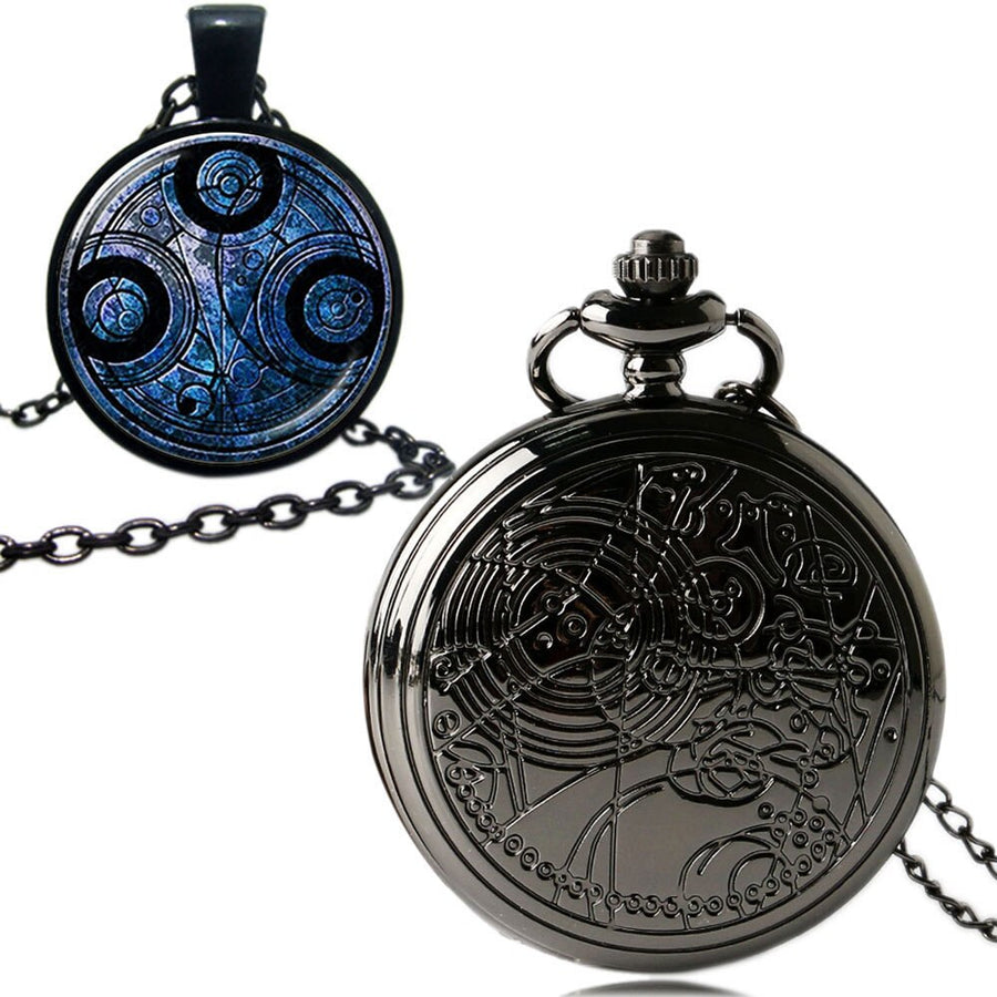 Elegant Vintage Black Watch Gift Set - Image 1