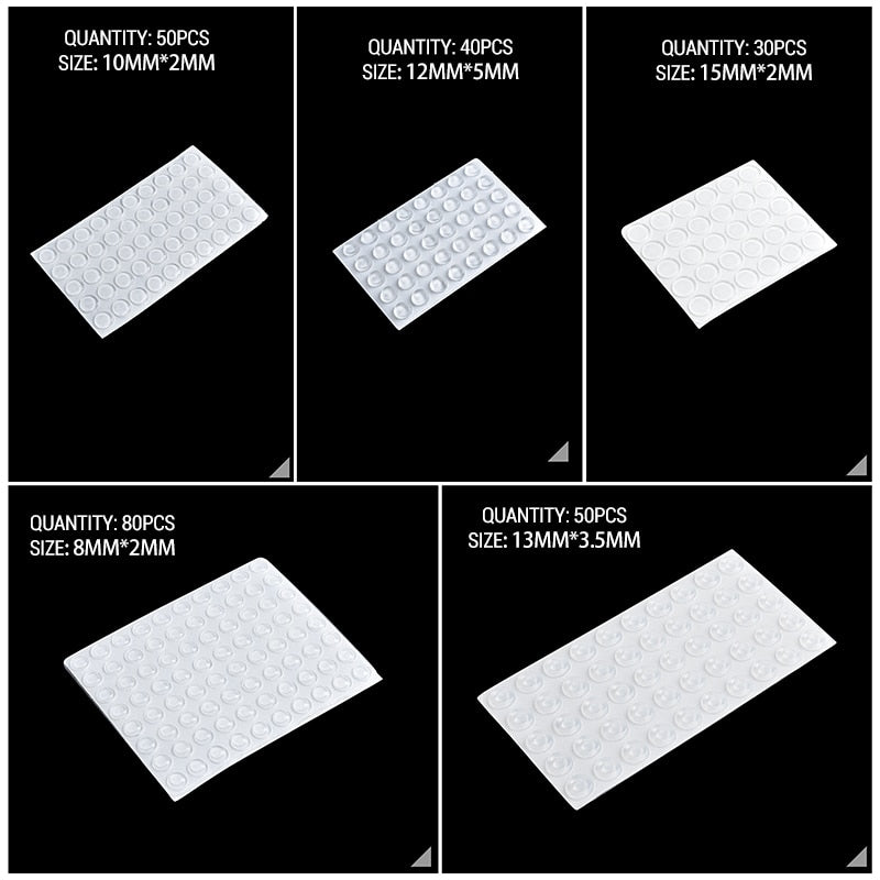 Self-Adhesive Silicone Cabinet Door Stopper Pads - Image 3