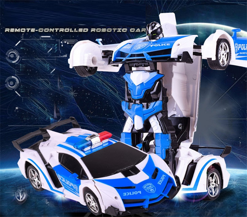 2in1 Robo Racer Transforming RC Car Toy - Image 1