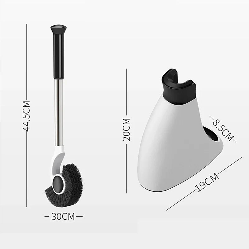 Magnetic Holder Toilet Deep Cleaning Brush Set - Image 1