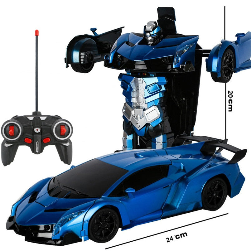 2in1 Robo Racer Transforming RC Car Toy - Image 7