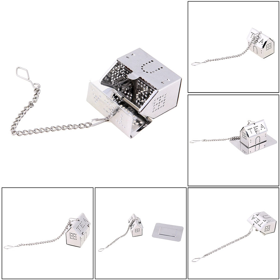 House Shape Stainless Steel Tea Infuser - Image 6