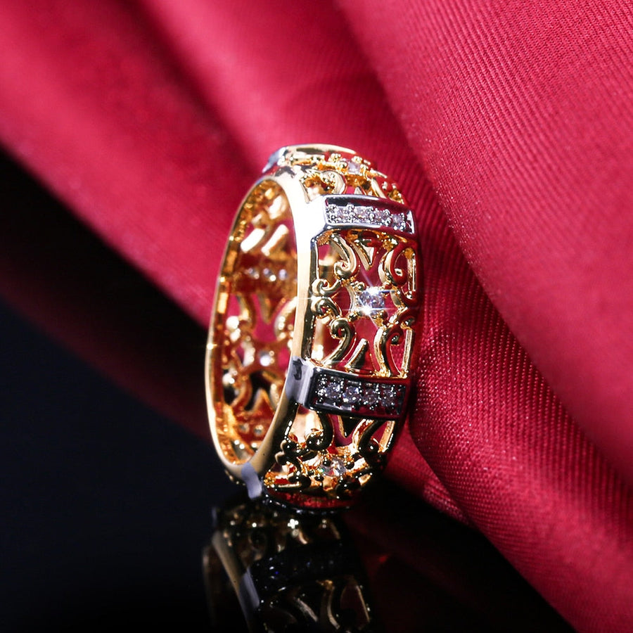 Geometric Ethnic Zircon Strength Ring - Image 4