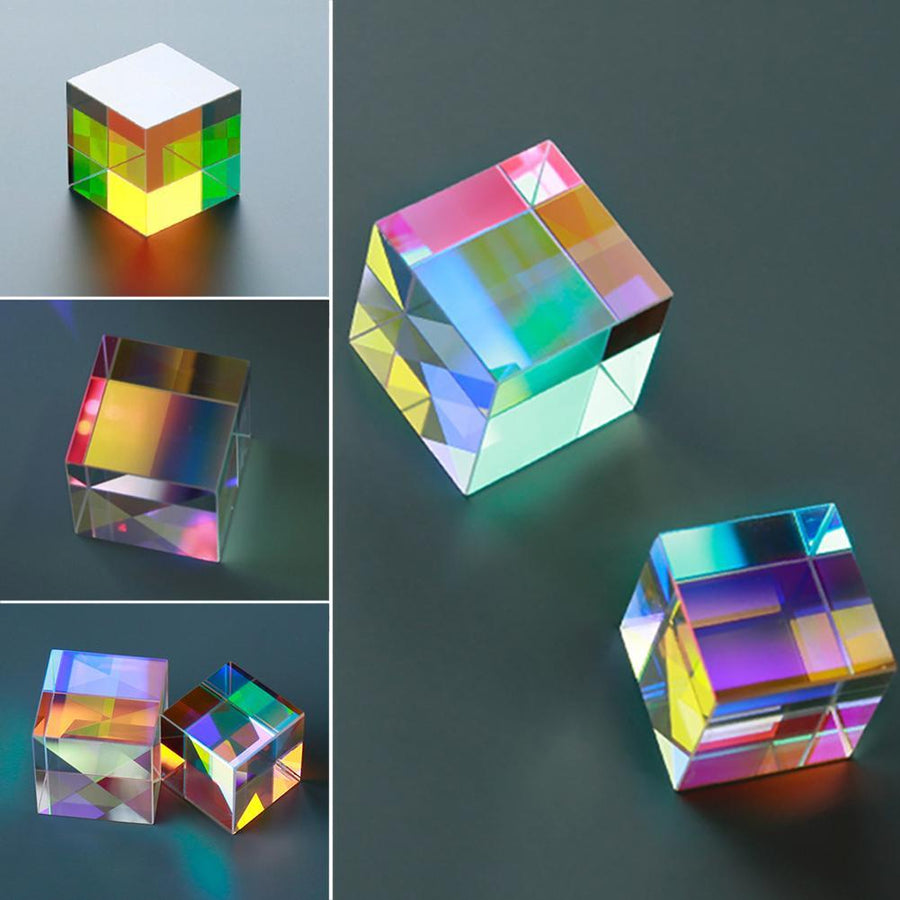 Colorful Light Reflecting Cube Home Decor - Image 2