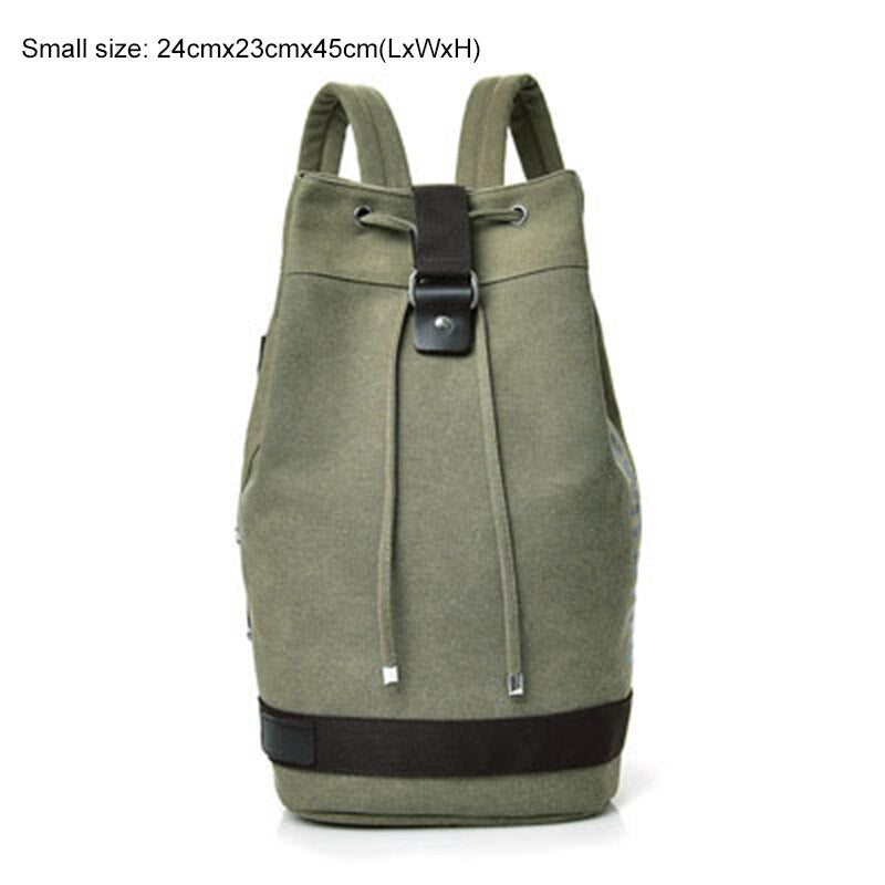 Nomad Friendly Canvas Bucket Bag Backpack - Image 6