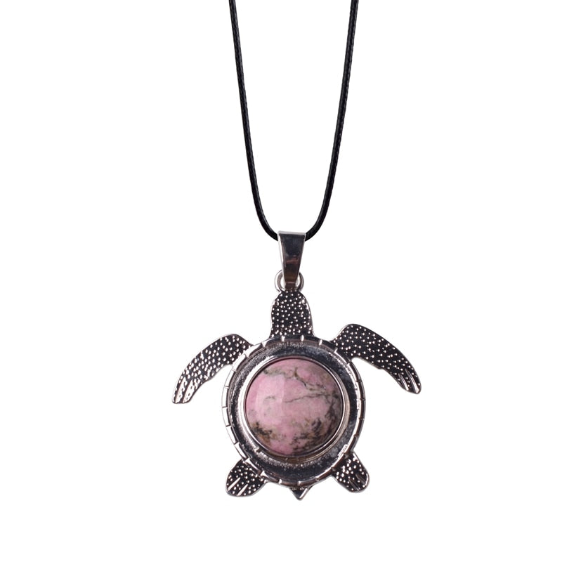 Sea Turtle Natural Stone Necklace - Image 19