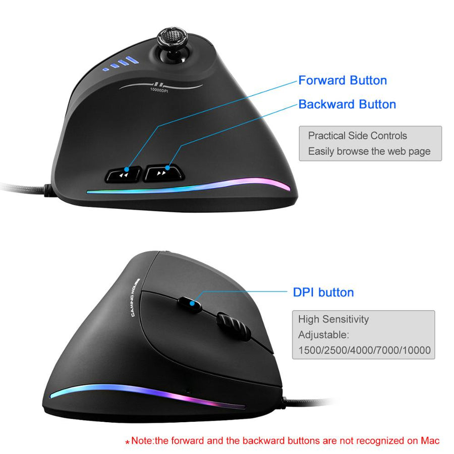 Programmable Ergonomic RGB Game Master Mouse - Image 3