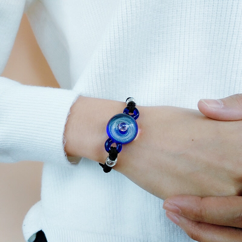 Handmade Universe Cosmic Bead Bracelet - Image 1