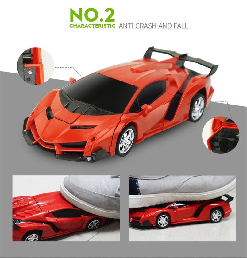 2in1 Robo Racer Transforming RC Car Toy - Image 4