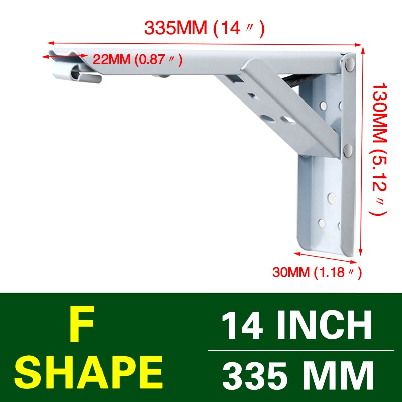 Wall-Mounted Foldable Shelf Organizer Bracket - Image 15