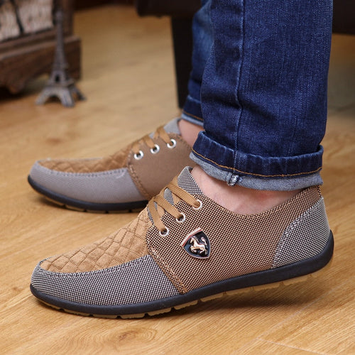 Canvas Breathable Seasonal Men Stylish Shoes - Image 0