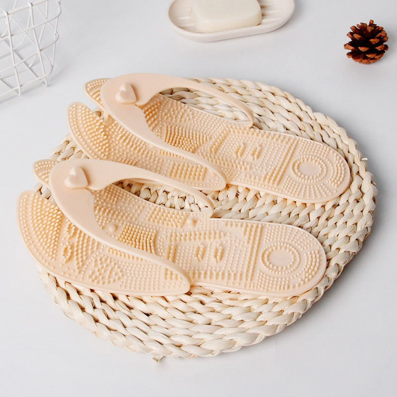 Foldable Ultra Thin Travel Massage Slipper - Image 1