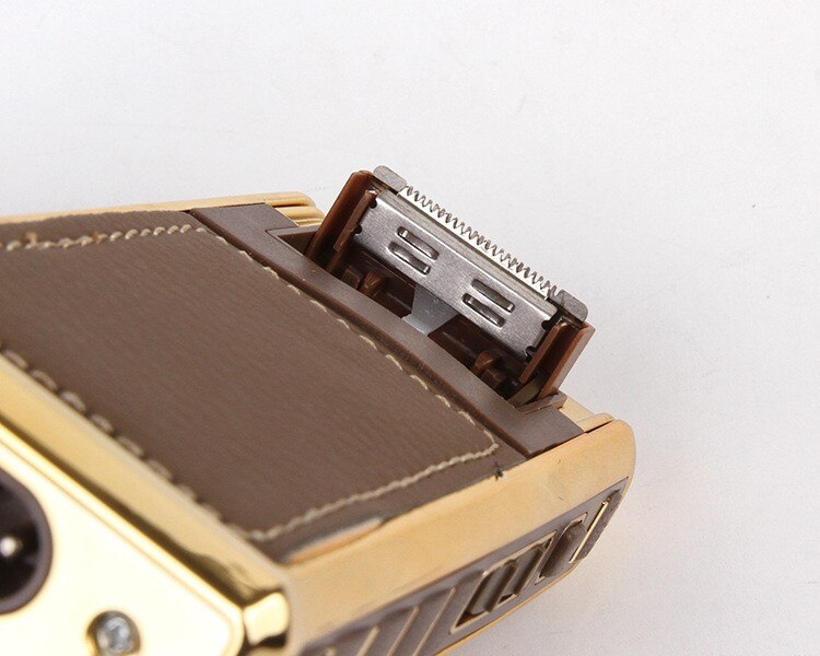 Retro Leather Travel Electric Shaver - Image 4