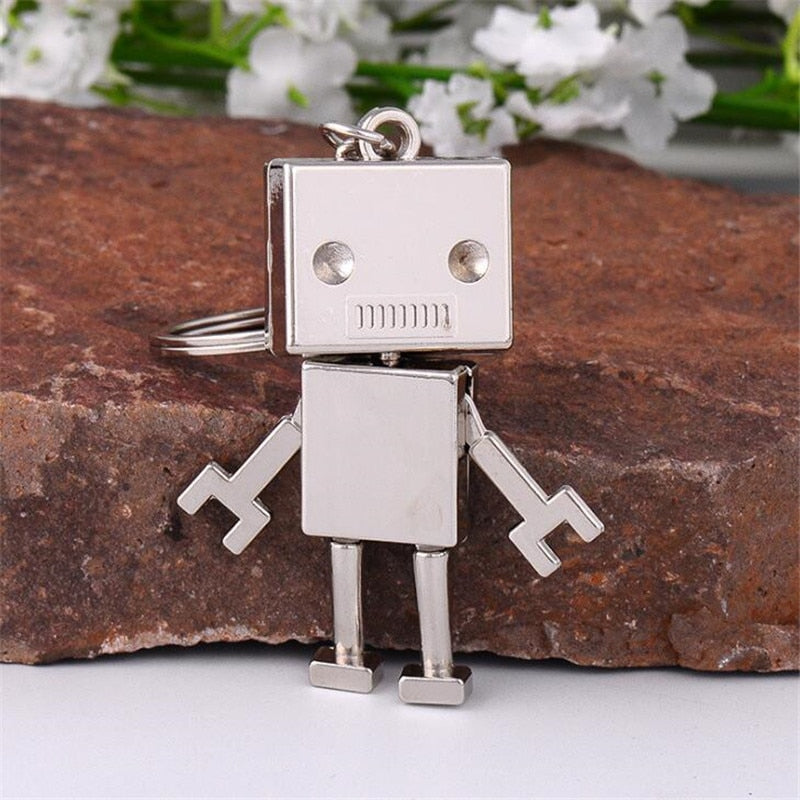 Mini Confused Robot Keychain - Image 4