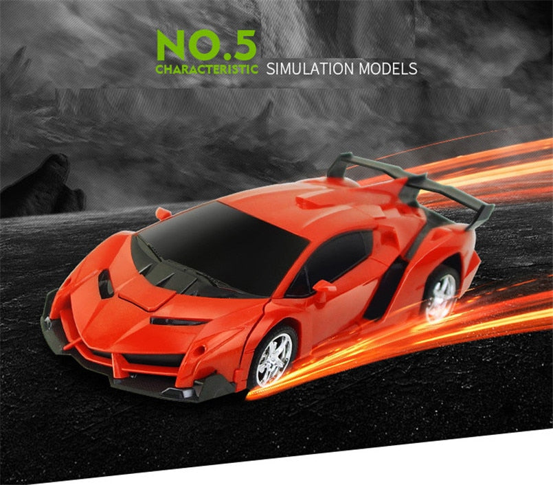 2in1 Robo Racer Transforming RC Car Toy - Image 2