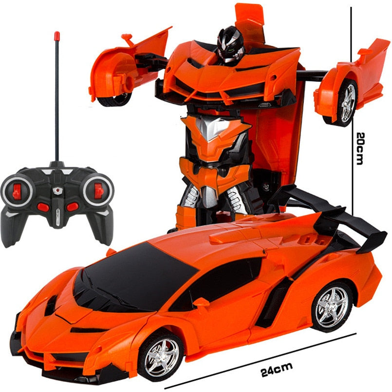 2in1 Robo Racer Transforming RC Car Toy - Image 9