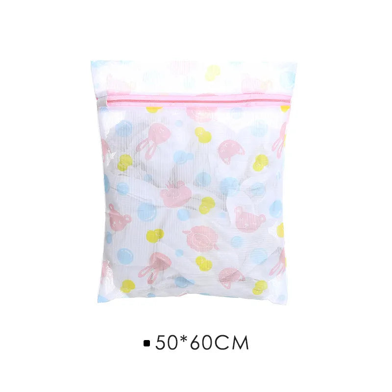 Zippered Mesh Laundry Foldable Wash Bags - Image 6