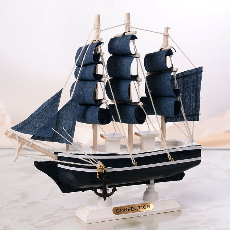 Mediterranean Handmade Sailing Ship - Image 1