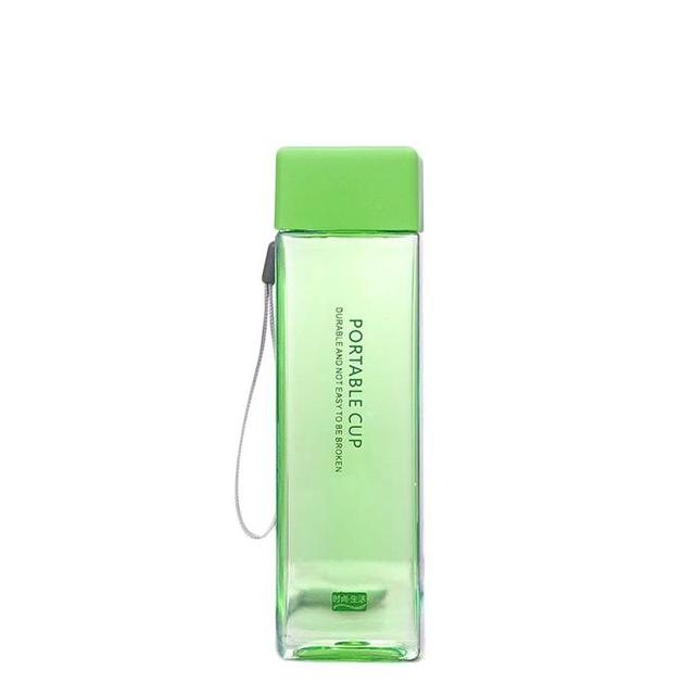 Transparent Square Classy Water Bottle Thermos - Image 9