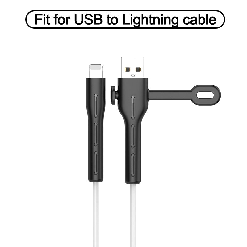 Silicone Cable Cord Protector Clip - Image 22