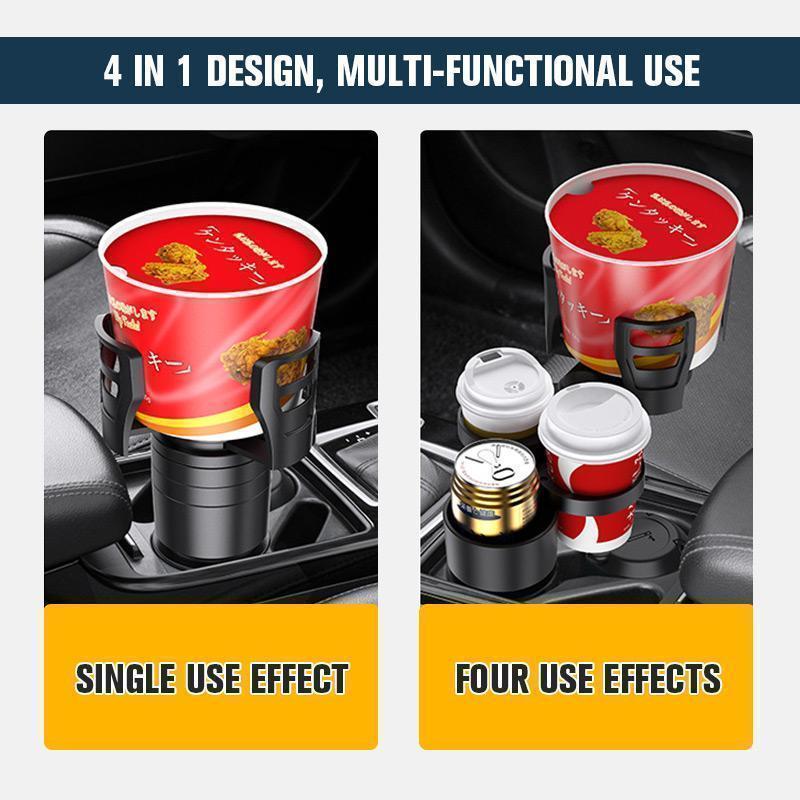 360 Rotating Multifunctional Adjustable Car Cup Holder - Image 1