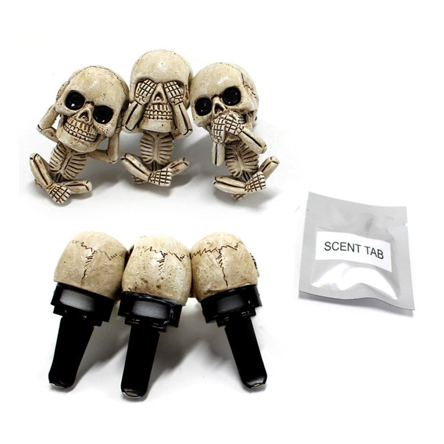 Creative Flower Skull Car Air Freshener - Image 3