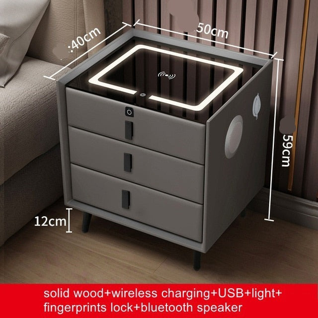 Creative Multifunctional Smart Bedside Speaker Table - Image 23